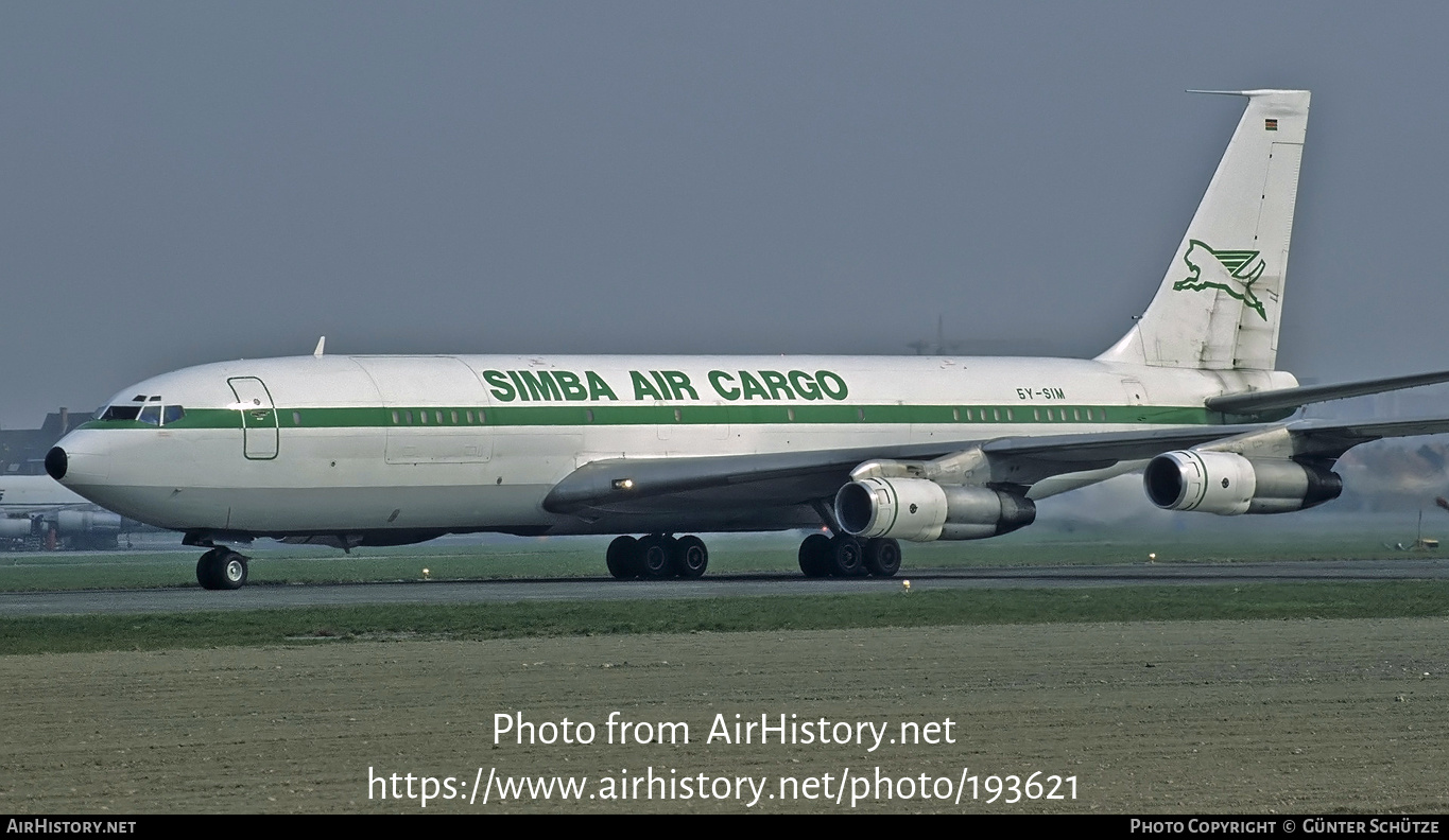 Aircraft Photo of 5Y-SIM | Boeing 707-336C | Simba Air Cargo | AirHistory.net #193621