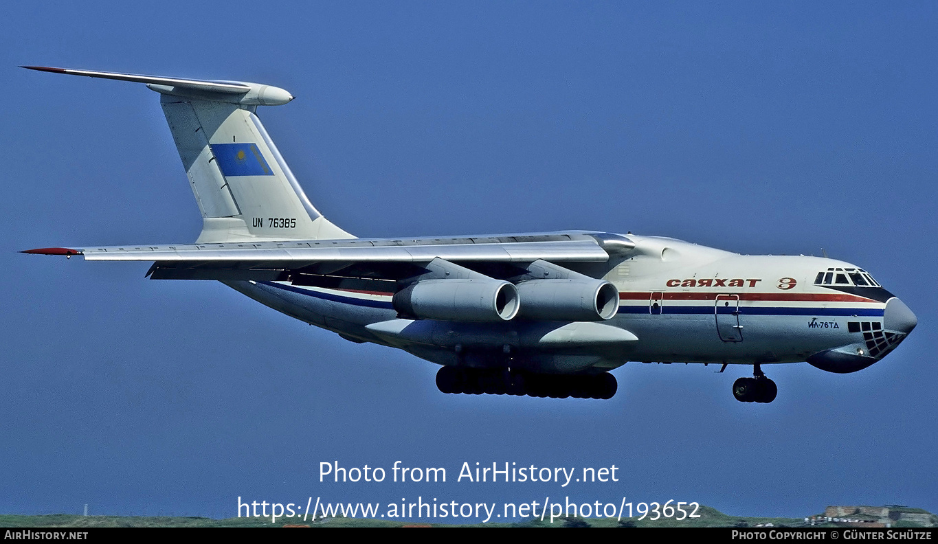 Aircraft Photo of UN-76385 | Ilyushin Il-76TD | Sayakhat Airlines | AirHistory.net #193652