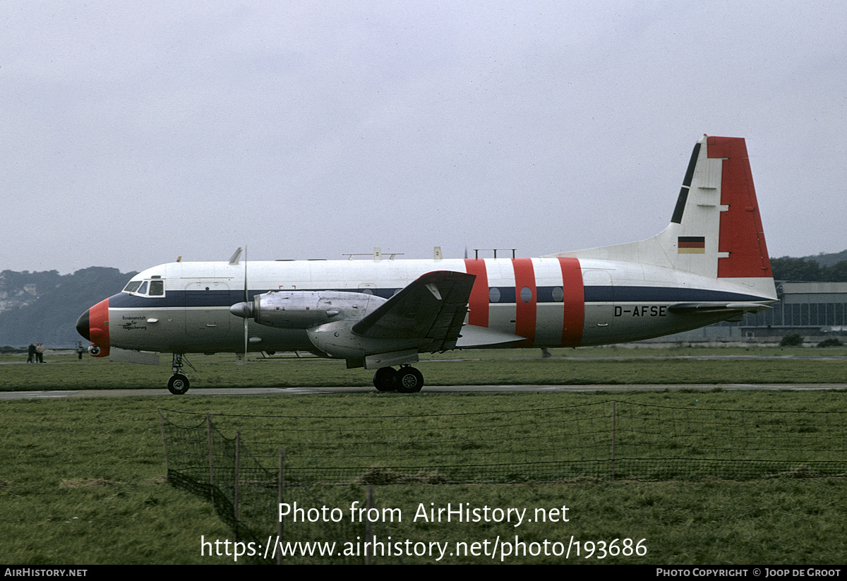 Aircraft Photo of D-AFSE | Hawker Siddeley HS-748 Srs2A/244 | BFS - Bundesanstalt für Flugsicherung | AirHistory.net #193686