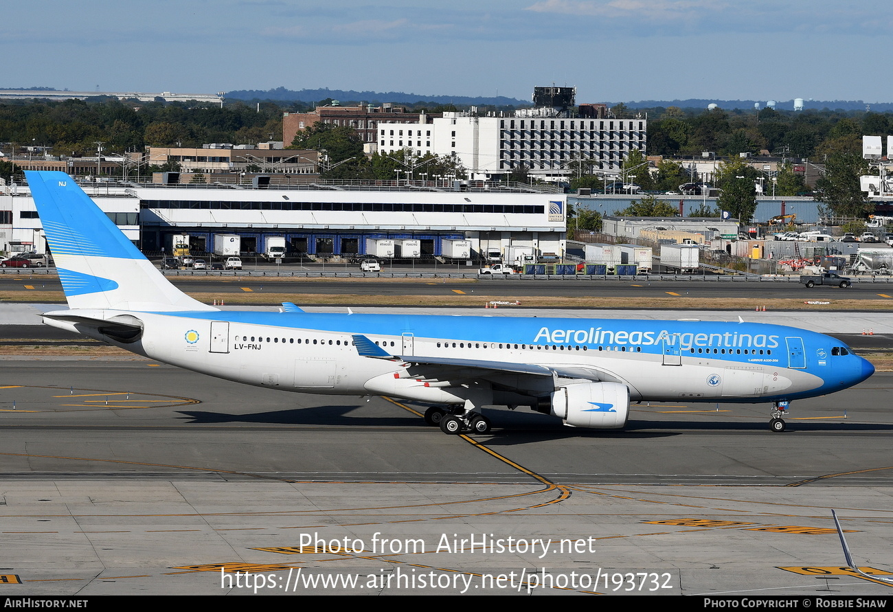 Aircraft Photo of LV-FNJ | Airbus A330-223 | Aerolíneas Argentinas | AirHistory.net #193732