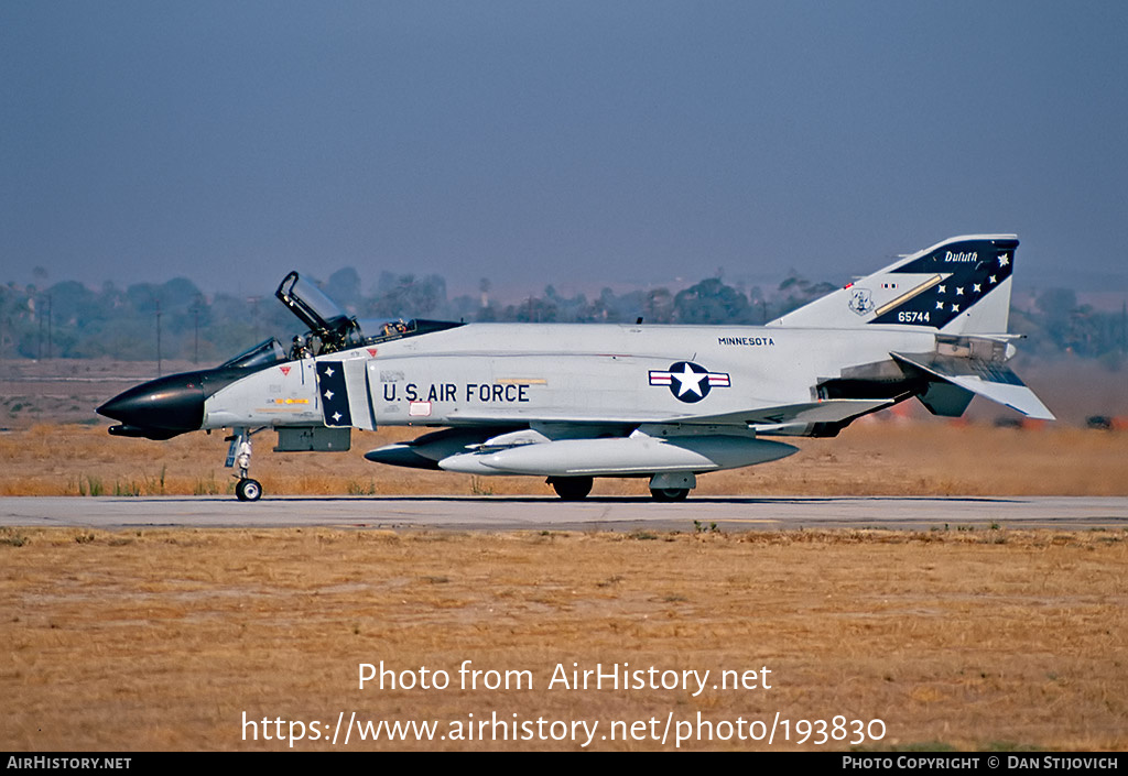 Aircraft Photo of 65-0744 / 65744 | McDonnell Douglas F-4D Phantom II | USA - Air Force | AirHistory.net #193830