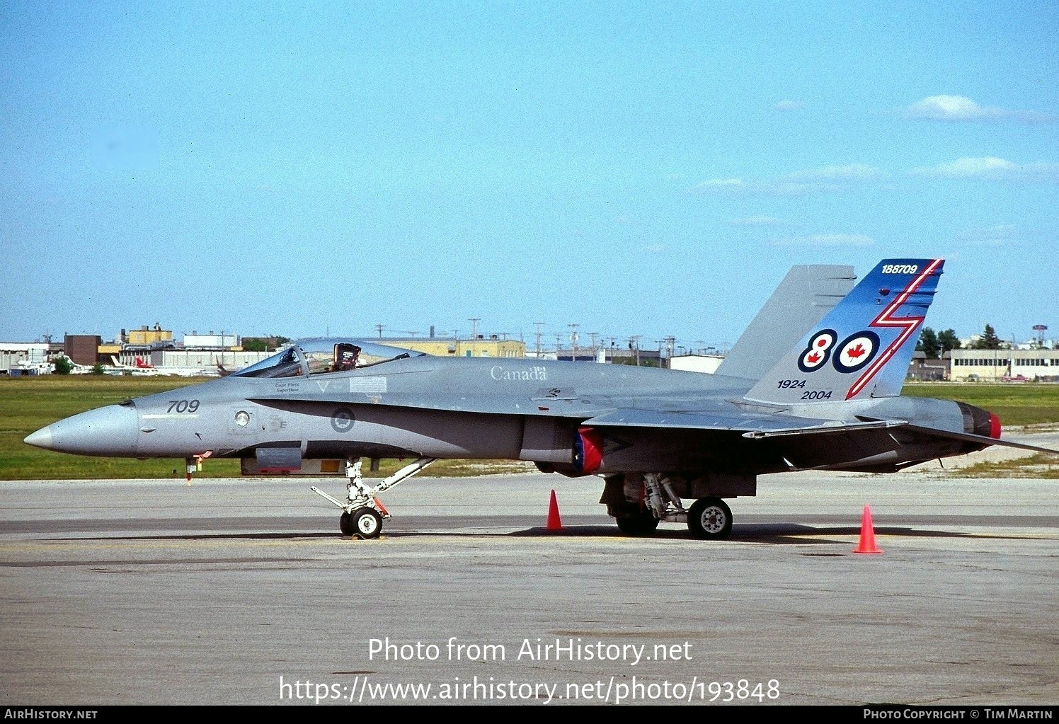 Aircraft Photo of 188709 | McDonnell Douglas CF-188 Hornet | Canada - Air Force | AirHistory.net #193848