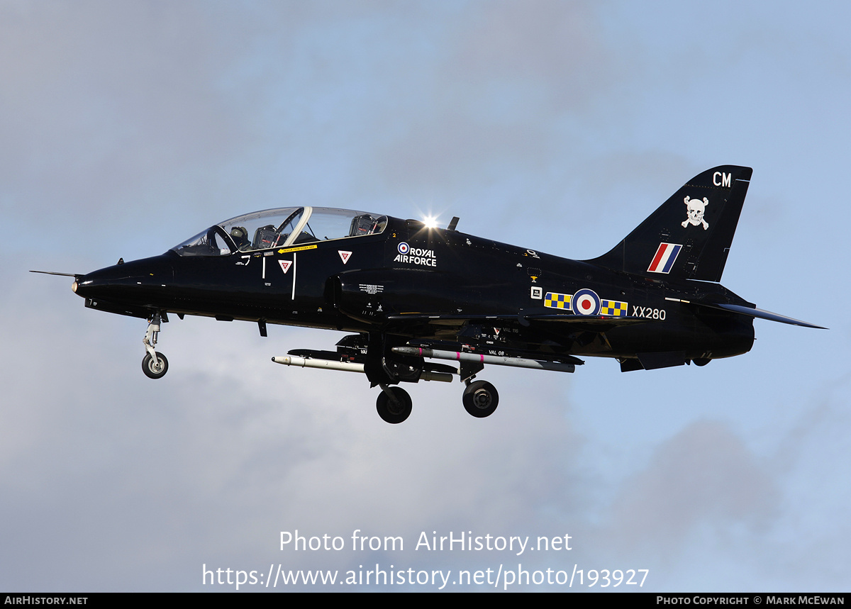 Aircraft Photo of XX280 | British Aerospace Hawk T1A | UK - Air Force | AirHistory.net #193927