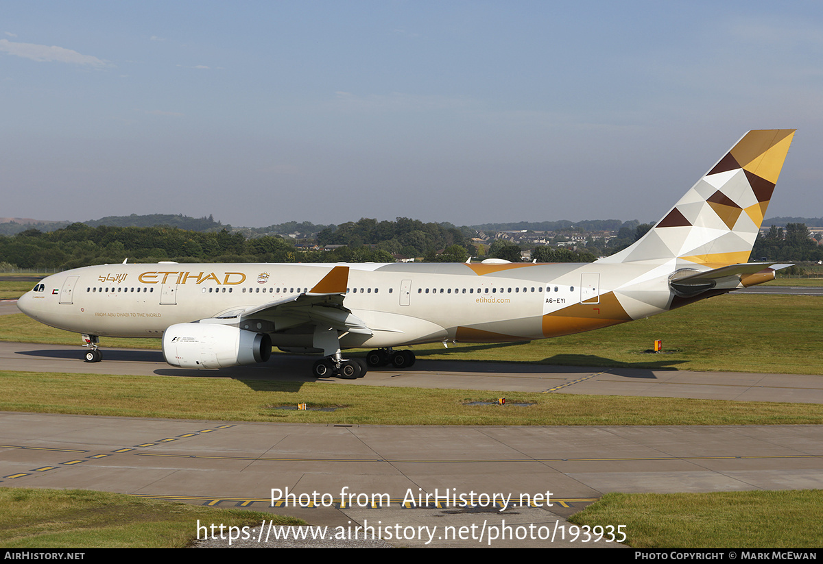 Aircraft Photo of A6-EYI | Airbus A330-243 | Etihad Airways | AirHistory.net #193935