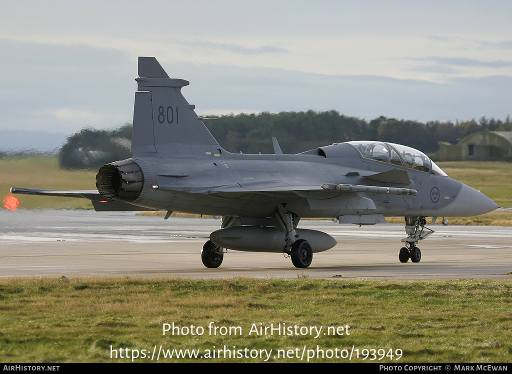 Aircraft Photo Of 39801 | Saab JAS 39B Gripen | Sweden - Air Force ...