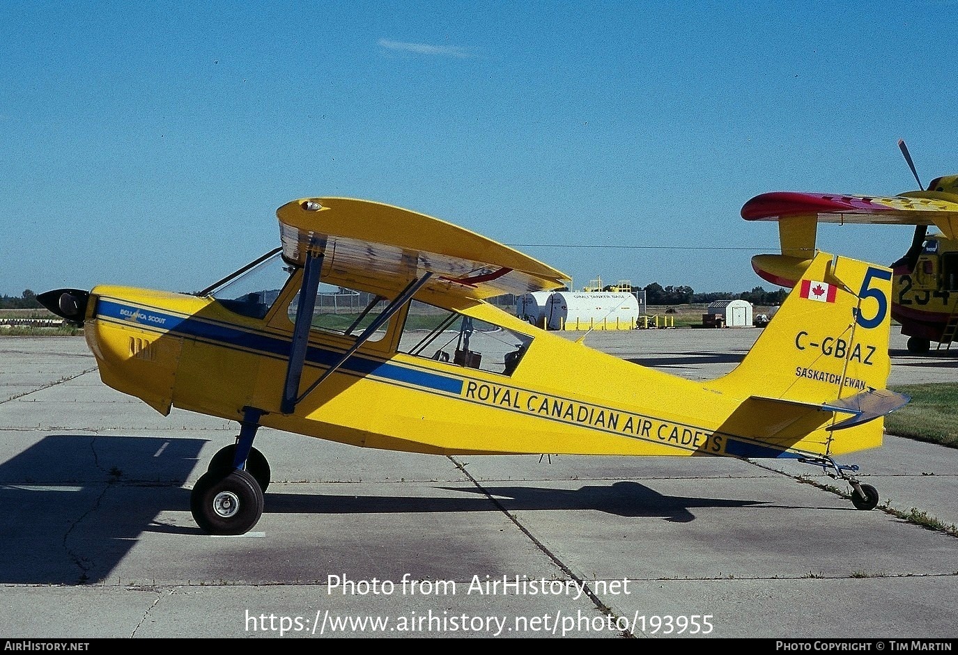 Aircraft Photo of C-GBAZ | Bellanca 8GCBC Scout | Royal Canadian Air Cadets | AirHistory.net #193955