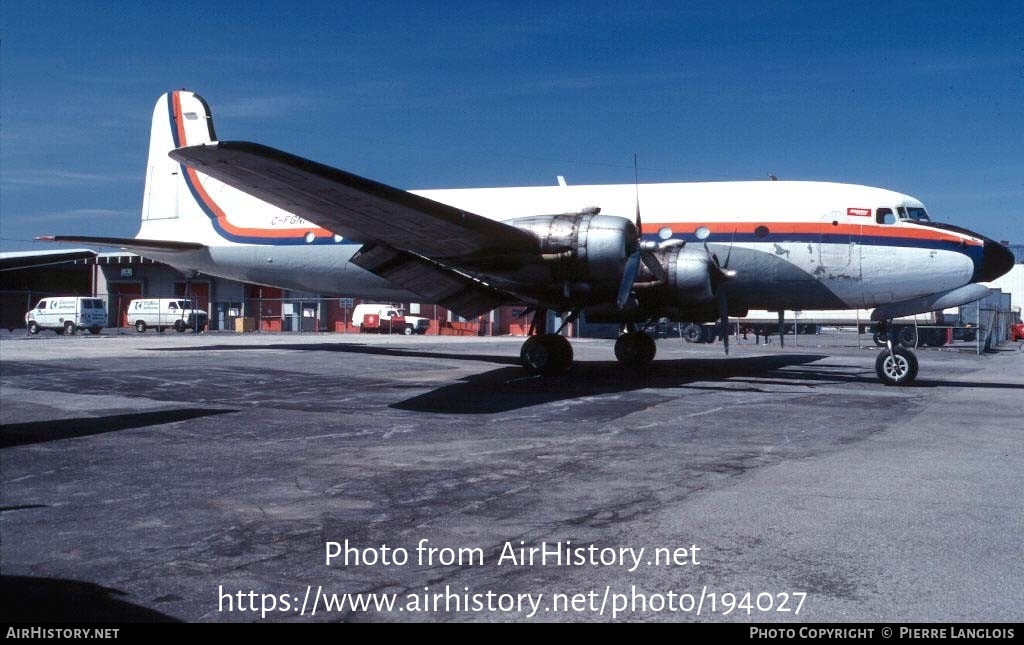 Aircraft Photo of C-FGNI | Douglas C-54A Skymaster | Emery Worldwide | AirHistory.net #194027