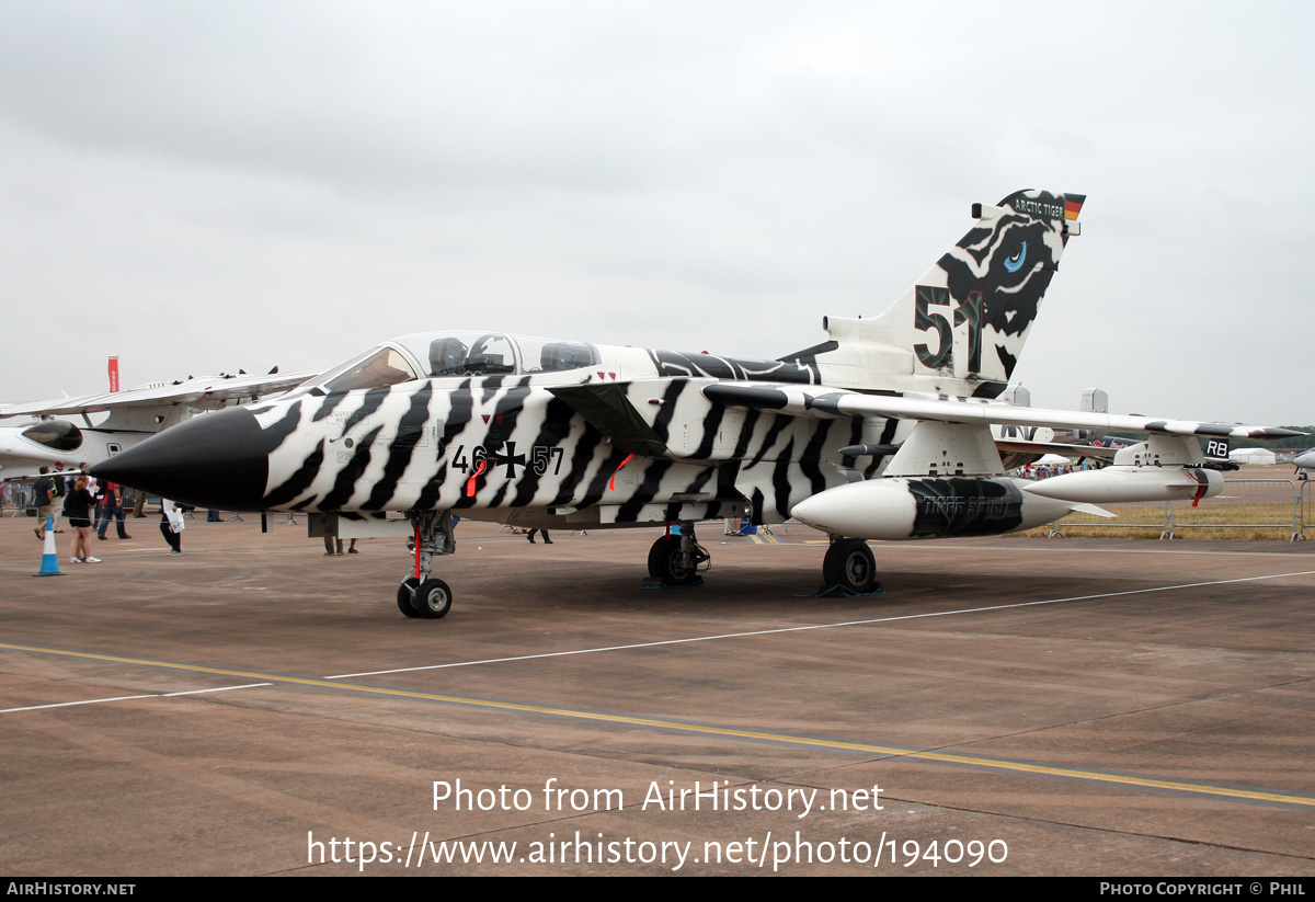 Aircraft Photo of 4657 | Panavia Tornado ECR | Germany - Air Force | AirHistory.net #194090