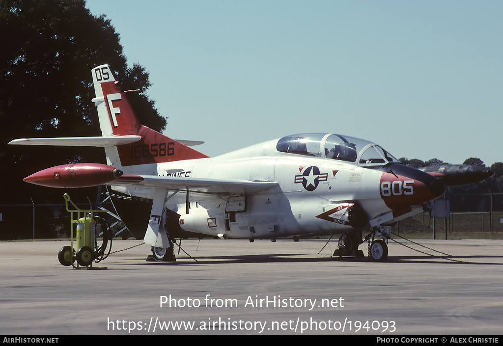 Aircraft Photo of 158586 | North American Rockwell T-2C Buckeye | USA - Marines | AirHistory.net #194093