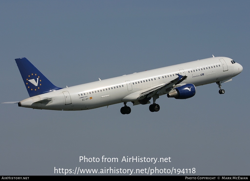 Aircraft Photo of EC-IXY | Airbus A321-211 | Volar Airlines | AirHistory.net #194118