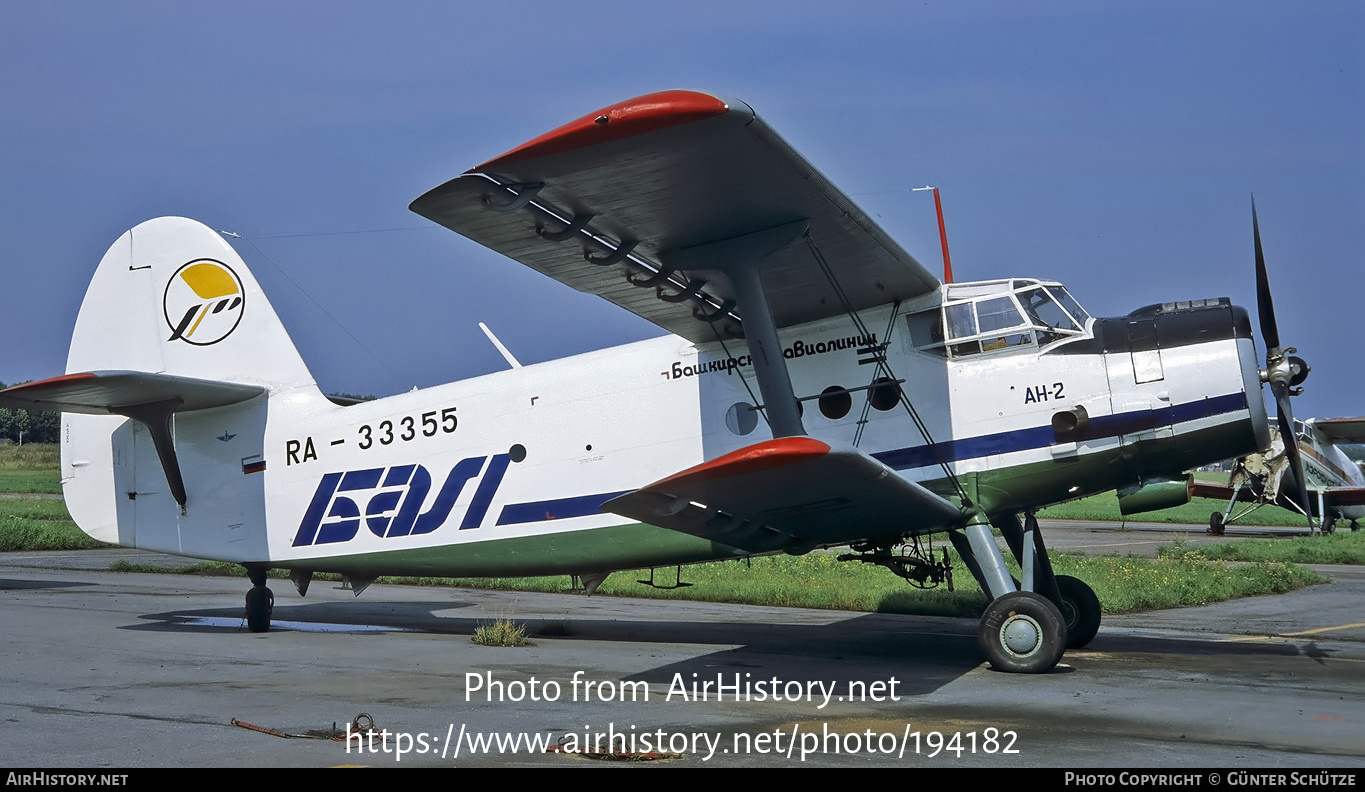 Aircraft Photo of RA-33355 | Antonov An-2 | BAL Bashkirian Airlines | AirHistory.net #194182