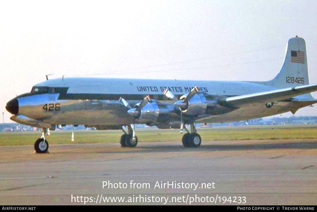 Aircraft Photo of 128426 | Douglas C-118B Liftmaster | USA - Marines | AirHistory.net #194233