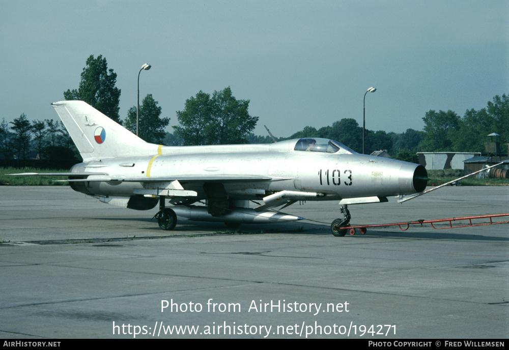 Aircraft Photo of 1103 | Aero S-106 (MiG-21F-13) | Czechoslovakia - Air Force | AirHistory.net #194271