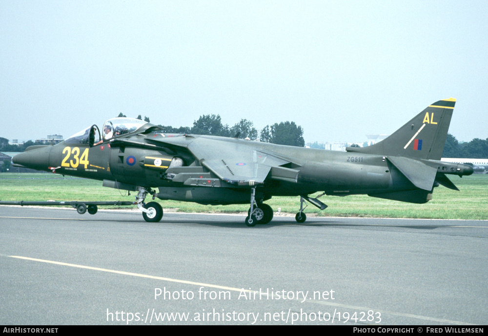 Aircraft Photo of ZG511 | British Aerospace Harrier GR7 | UK - Air Force | AirHistory.net #194283