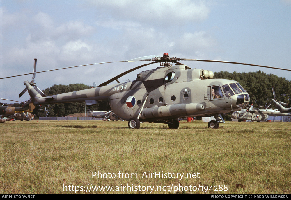 Aircraft Photo of 0839 | Mil Mi-17 | Czechoslovakia - Air Force | AirHistory.net #194288