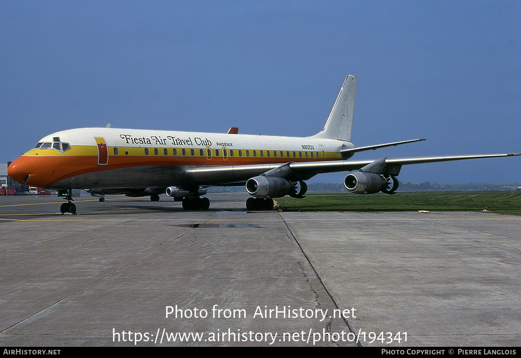 Aircraft Photo of N8015U | Douglas DC-8-21 | Fiesta Air Travel Club | AirHistory.net #194341