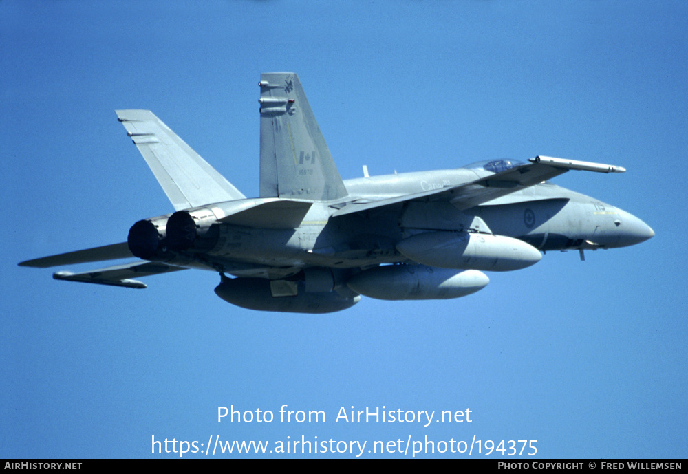 Aircraft Photo of 188719 | McDonnell Douglas CF-188 Hornet | Canada - Air Force | AirHistory.net #194375