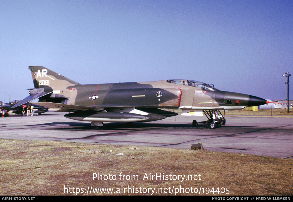 Aircraft Photo of 64-1081 | McDonnell RF-4C Phantom II | USA - Air Force | AirHistory.net #194405