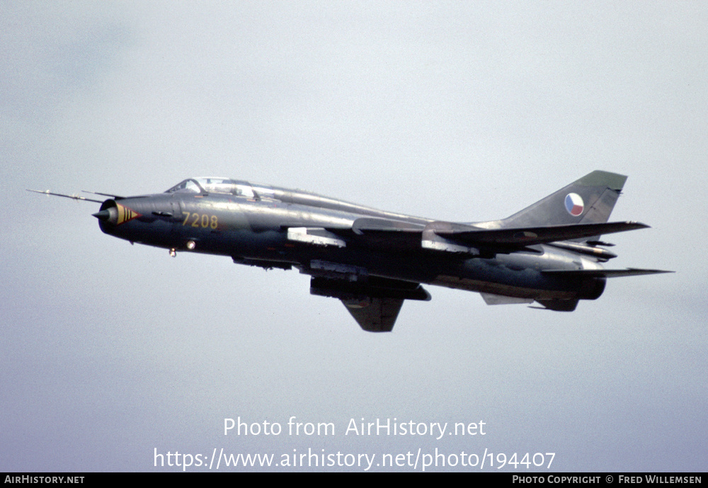 Aircraft Photo of 7208 | Sukhoi Su-22UM3K | Czechoslovakia - Air Force | AirHistory.net #194407