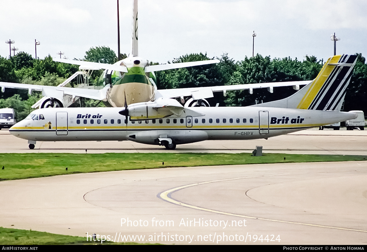 Aircraft Photo of F-GHPV | ATR ATR-72-201 | Brit Air | AirHistory.net #194424