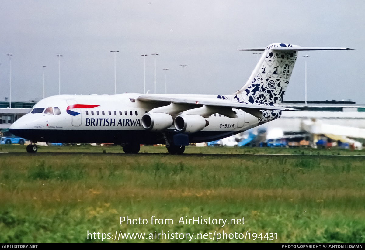 Aircraft Photo of G-BXAR | British Aerospace Avro 146-RJ100 | British Airways | AirHistory.net #194431