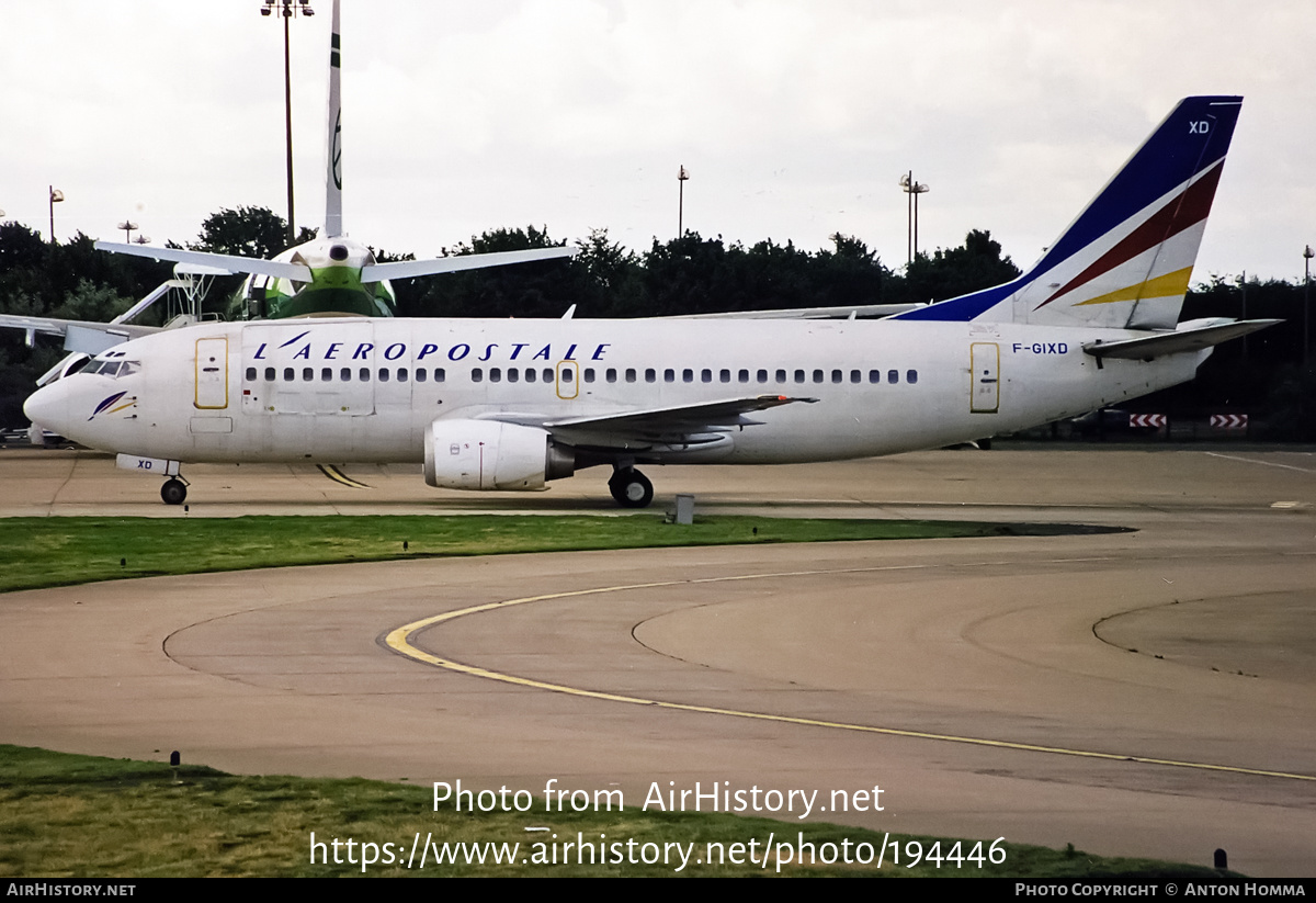 Aircraft Photo of F-GIXD | Boeing 737-33A(QC) | L'Aeropostale | AirHistory.net #194446