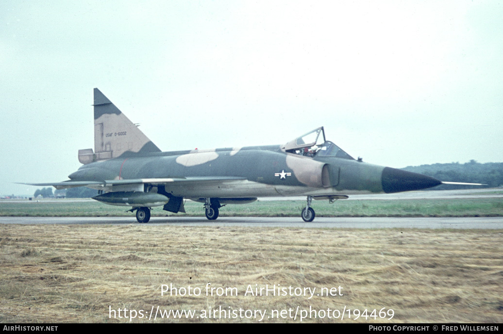 Aircraft Photo of 56-1002 / 0-61002 | Convair F-102A Delta Dagger | USA - Air Force | AirHistory.net #194469