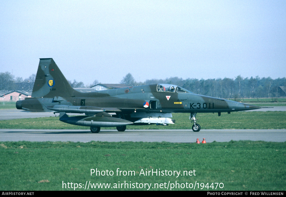 Aircraft Photo of K-3011 | Canadair NF-5A | Netherlands - Air Force | AirHistory.net #194470