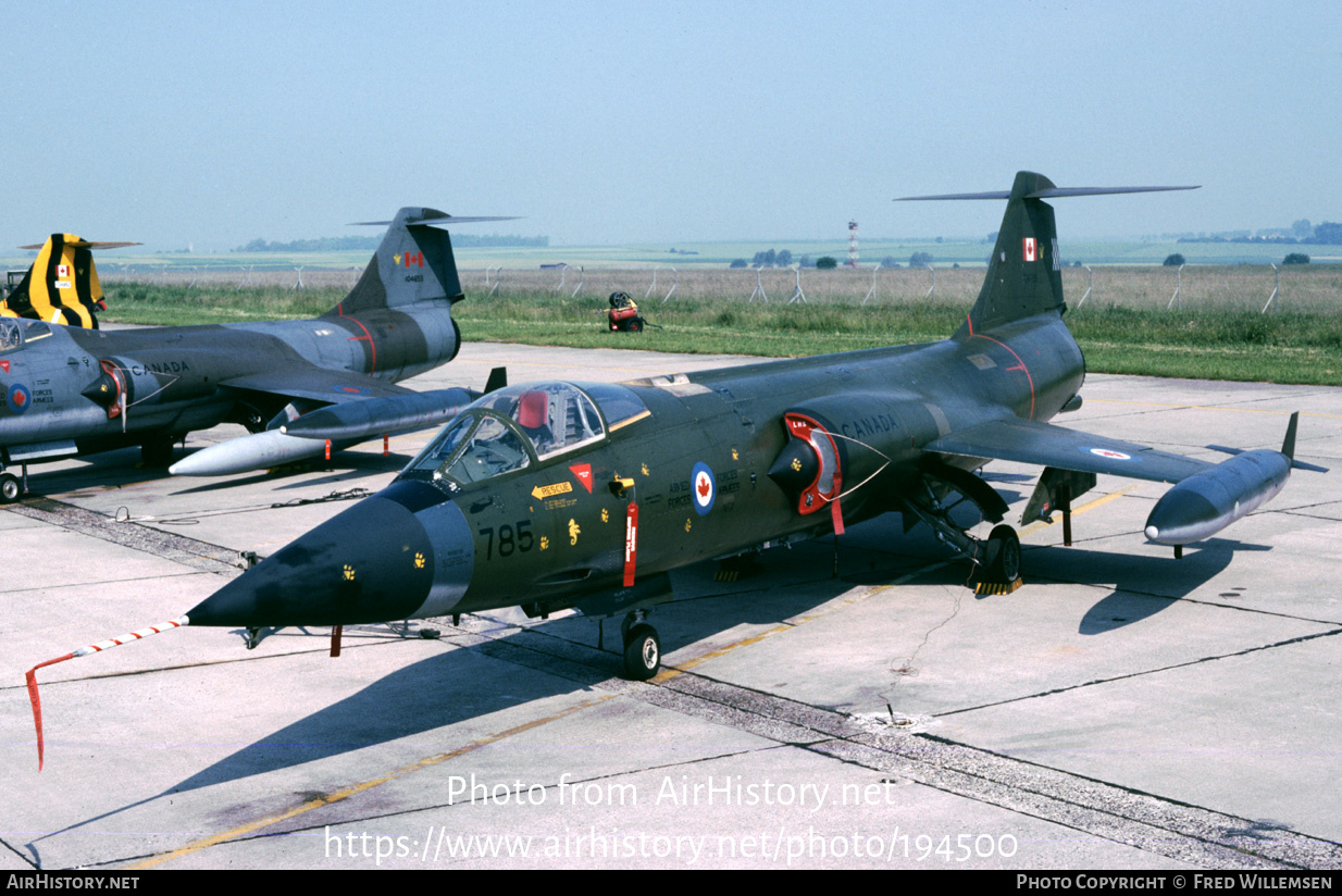 Aircraft Photo of 104785 | Lockheed CF-104 Starfighter | Canada - Air Force | AirHistory.net #194500