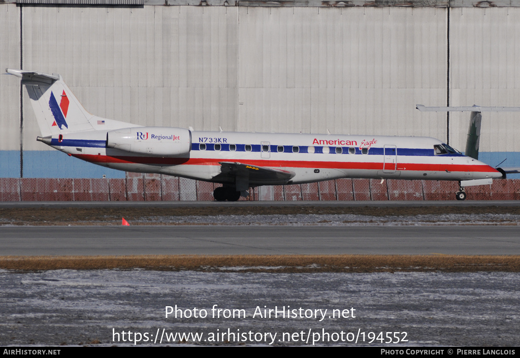 Aircraft Photo of N733KR | Embraer ERJ-135LR (EMB-135LR) | American Eagle | AirHistory.net #194552