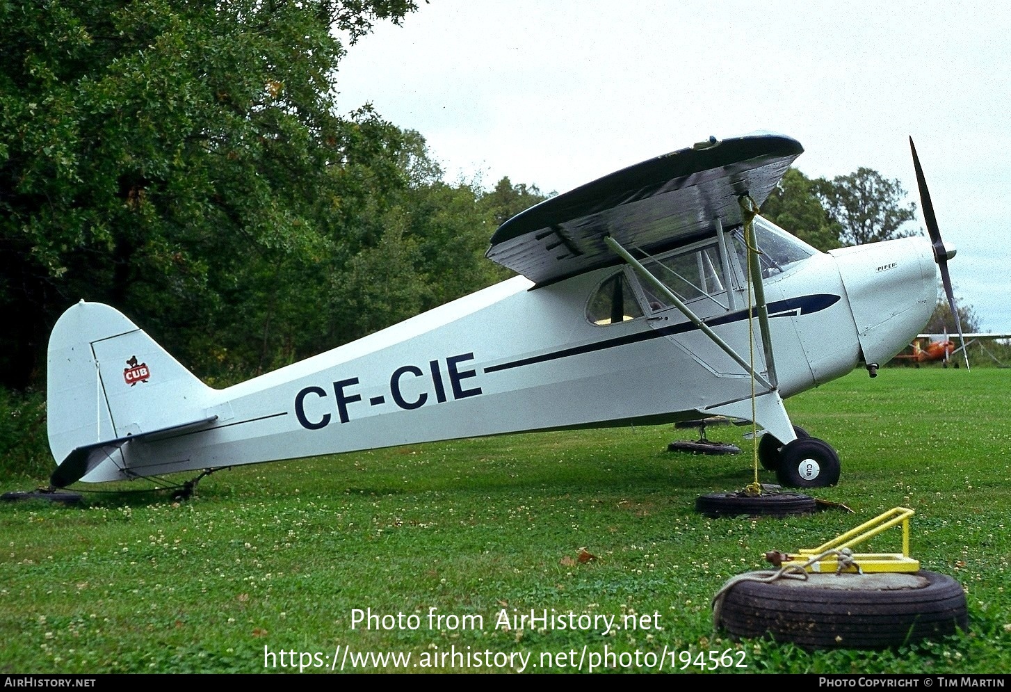 Aircraft Photo of CF-CIE | Piper J-4E Cub Coupe | AirHistory.net #194562