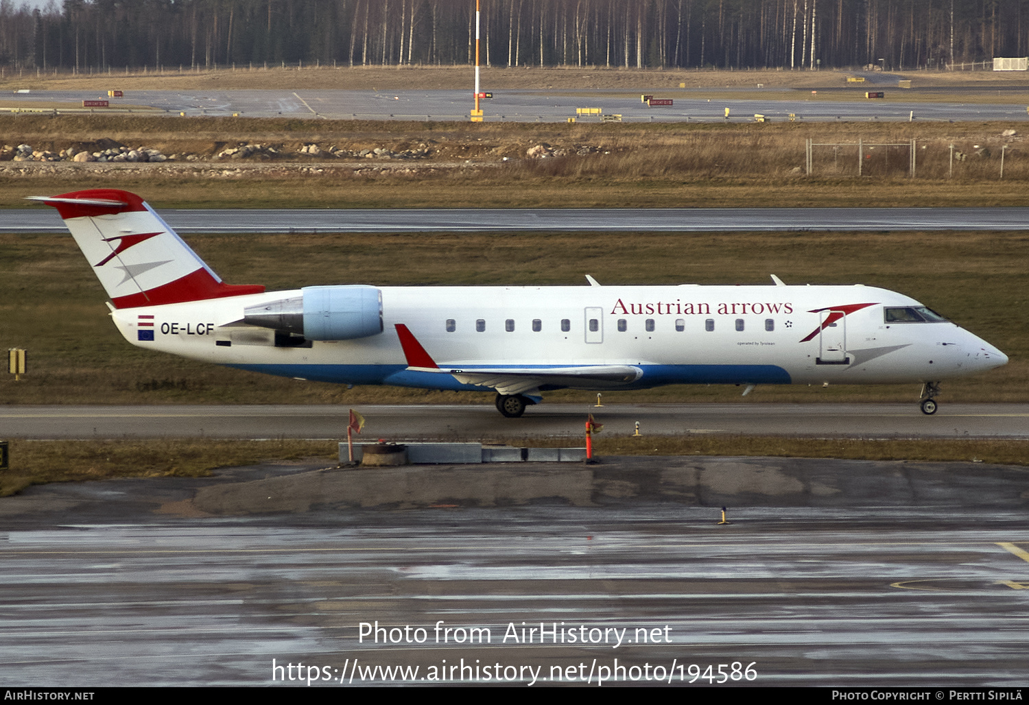 Aircraft Photo of OE-LCF | Canadair CRJ-200LR (CL-600-2B19) | Austrian Arrows | AirHistory.net #194586