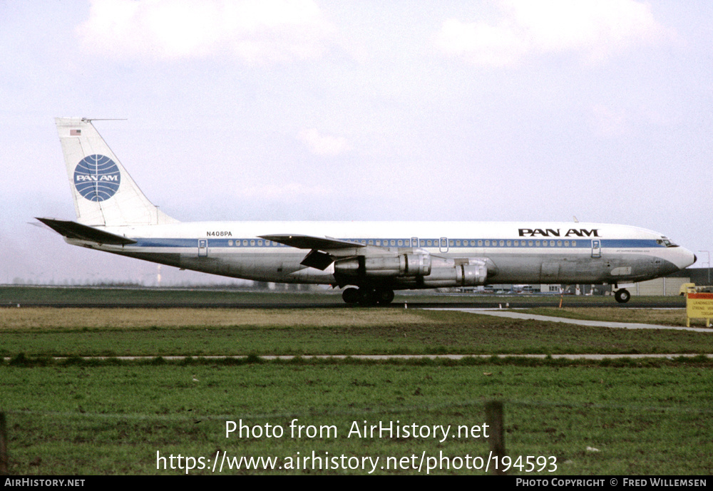 Aircraft Photo of N408PA | Boeing 707-321B | Pan American World Airways - Pan Am | AirHistory.net #194593