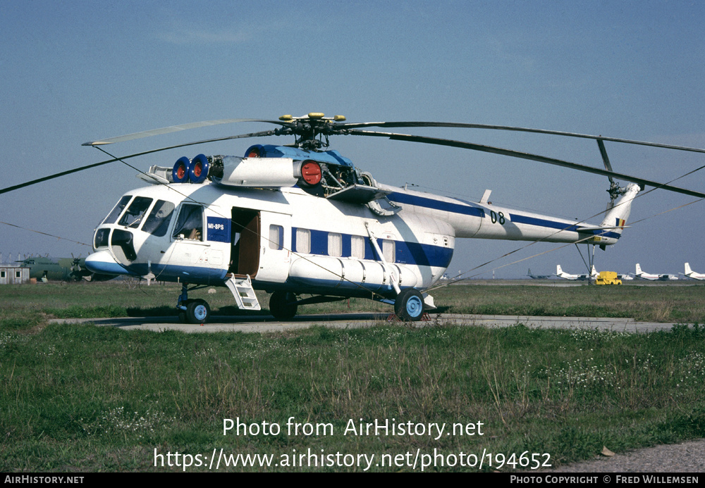 Aircraft Photo of 08 | Mil Mi-8PS | Romania - Air Force | AirHistory.net #194652