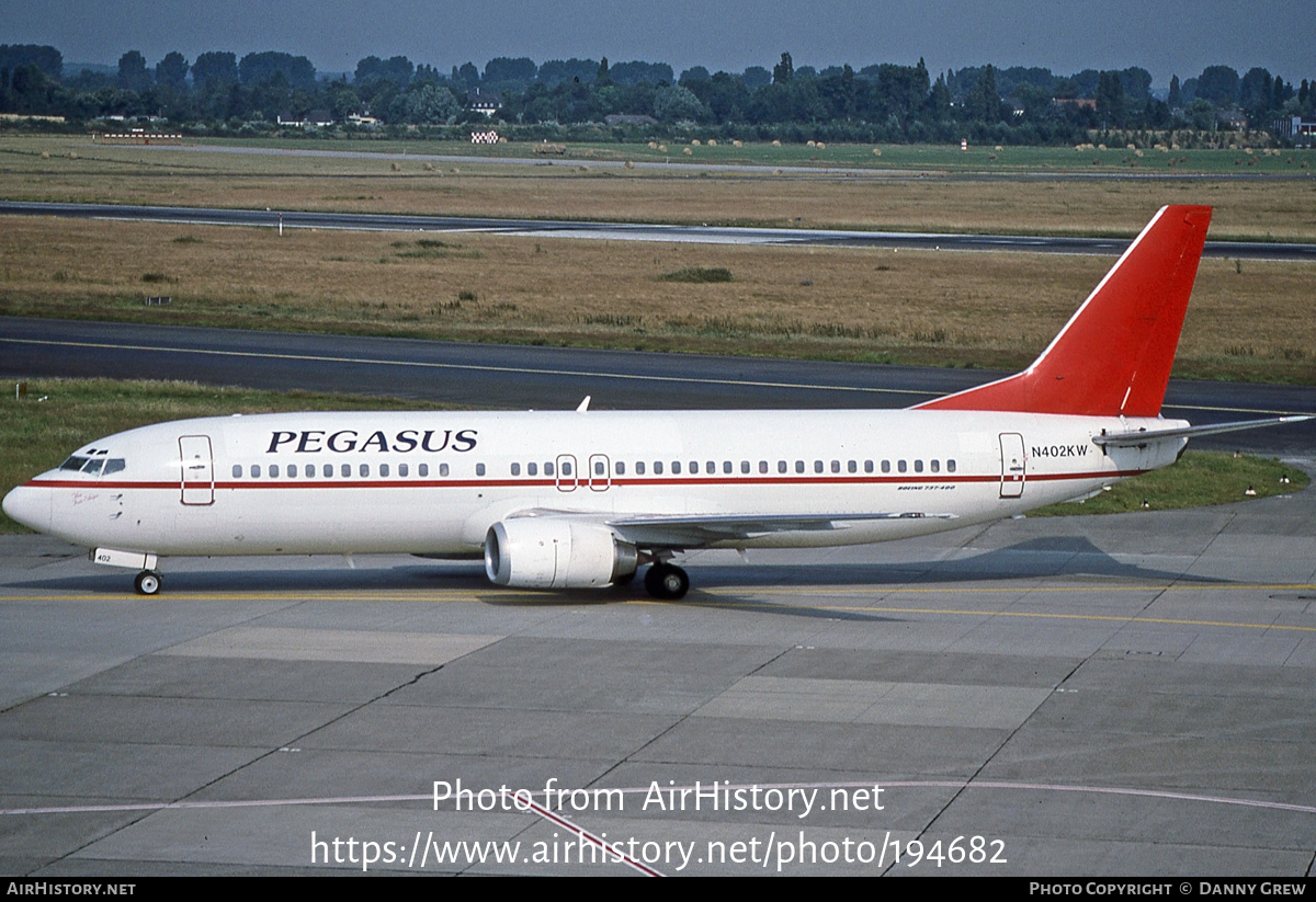 Aircraft Photo of N402KW | Boeing 737-4Q8 | Pegasus Airlines | AirHistory.net #194682