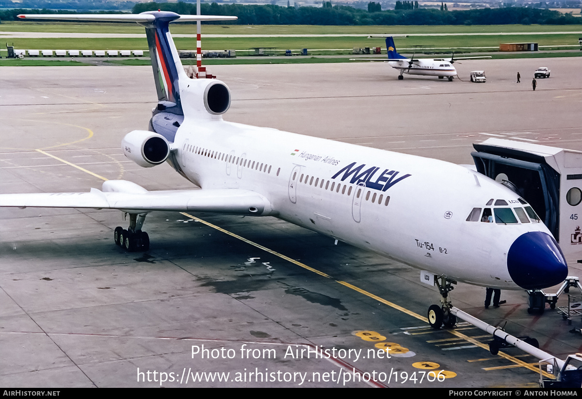 Aircraft Photo of HA-LCU | Tupolev Tu-154B-2 | Malév - Hungarian Airlines | AirHistory.net #194706