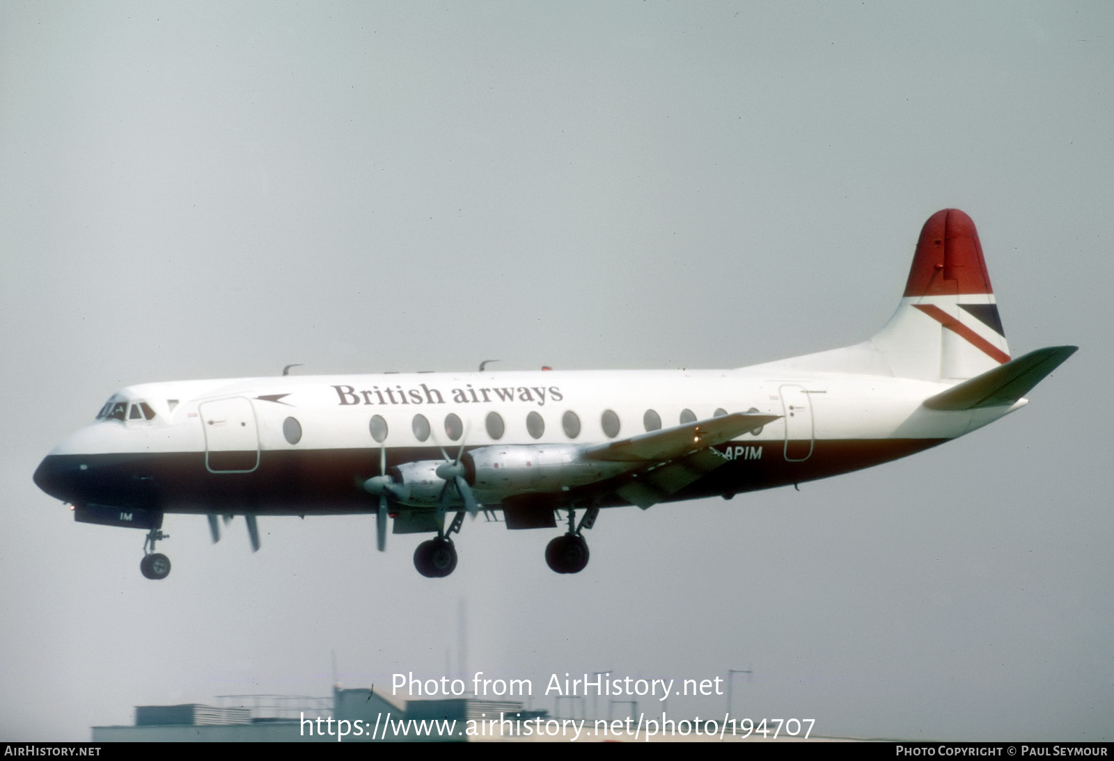 Aircraft Photo of G-APIM | Vickers 806 Viscount | British Airways | AirHistory.net #194707