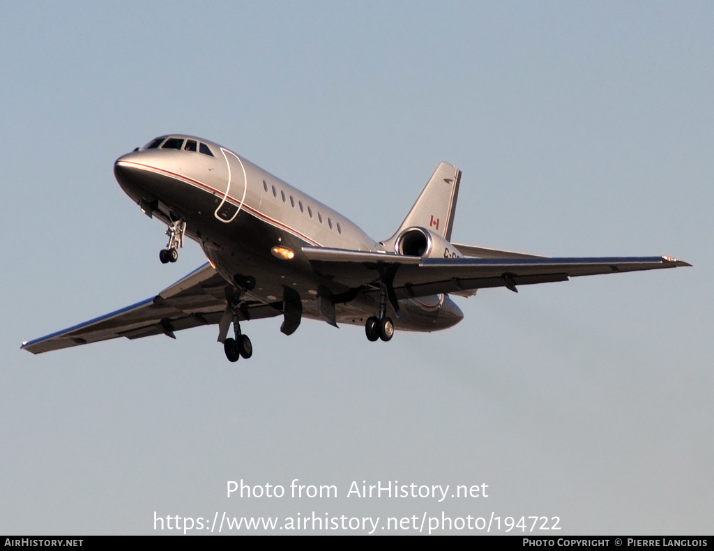 Aircraft Photo of C-GOHB | Dassault Falcon 2000EX | AirHistory.net #194722