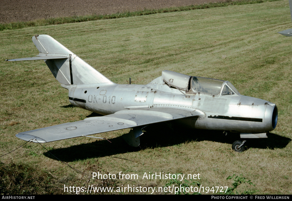 Aircraft Photo of OK-010 | Aero CS-102 (MiG-15UTI) | Czechoslovakia - Air Force | AirHistory.net #194727