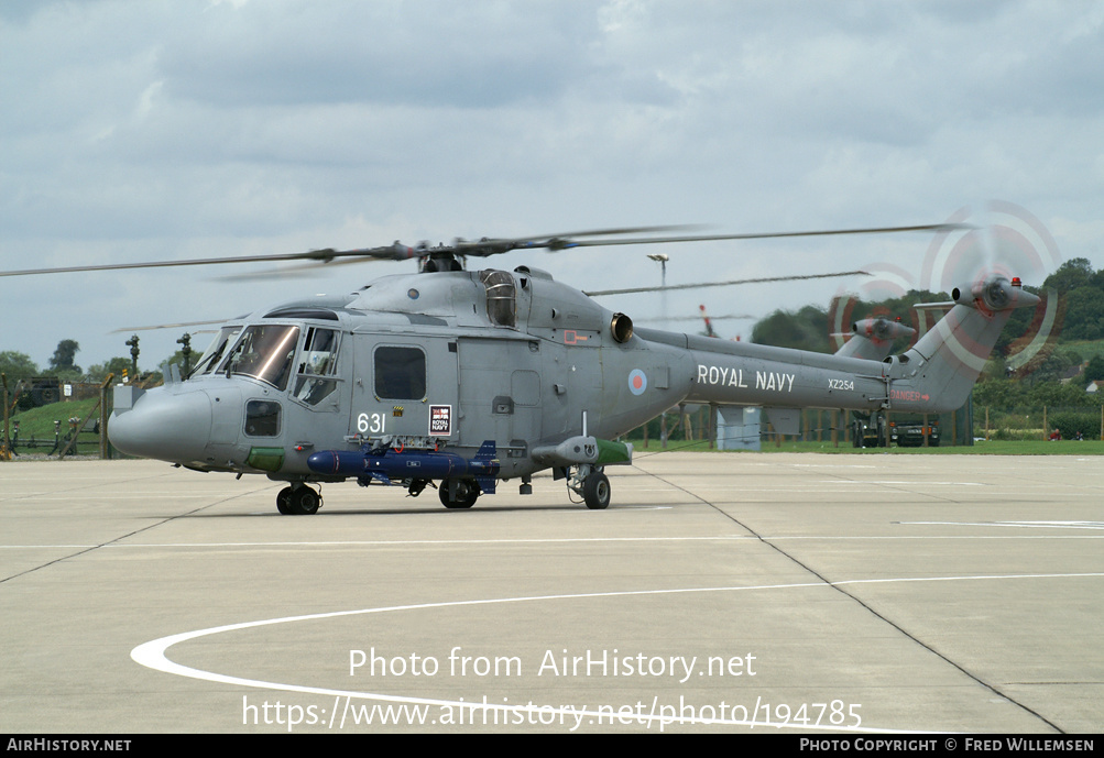 Aircraft Photo of XZ254 | Westland WG-13 Lynx HAS3S | UK - Navy | AirHistory.net #194785