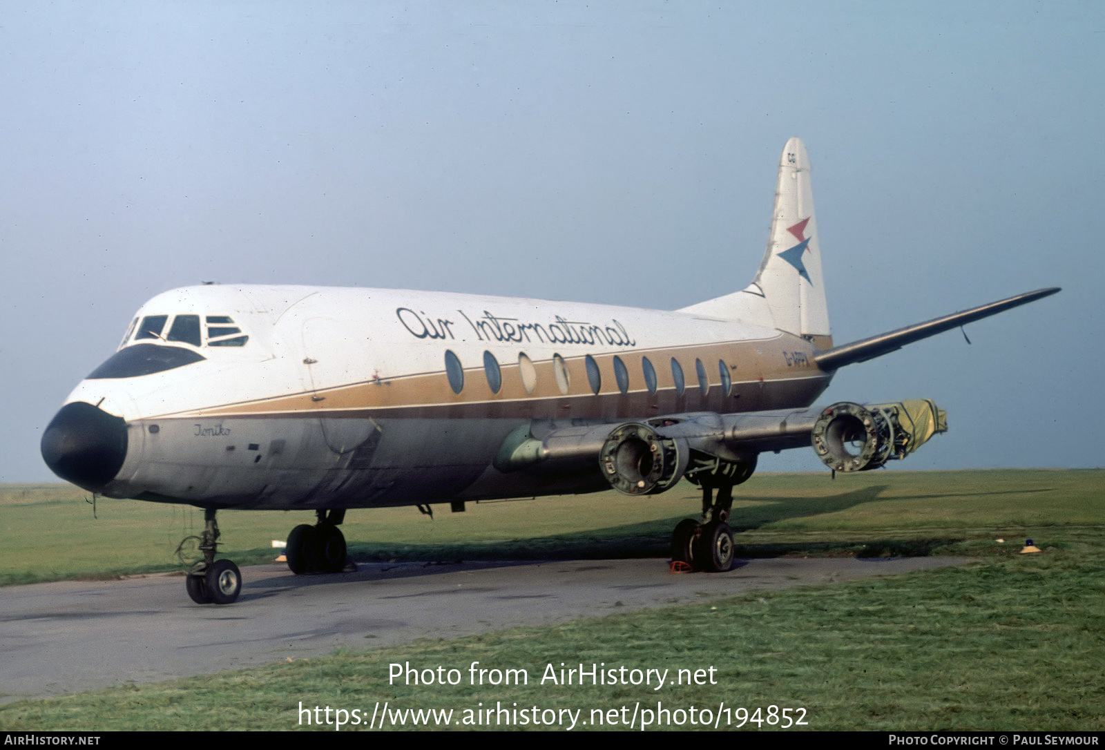 Aircraft Photo of G-APPX | Vickers 702 Viscount | Air International | AirHistory.net #194852