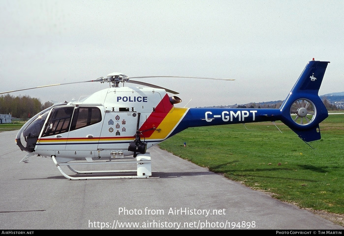 Aircraft Photo of C-GMPT | Eurocopter EC-120B Colibri | Royal Canadian Mounted Police | AirHistory.net #194898