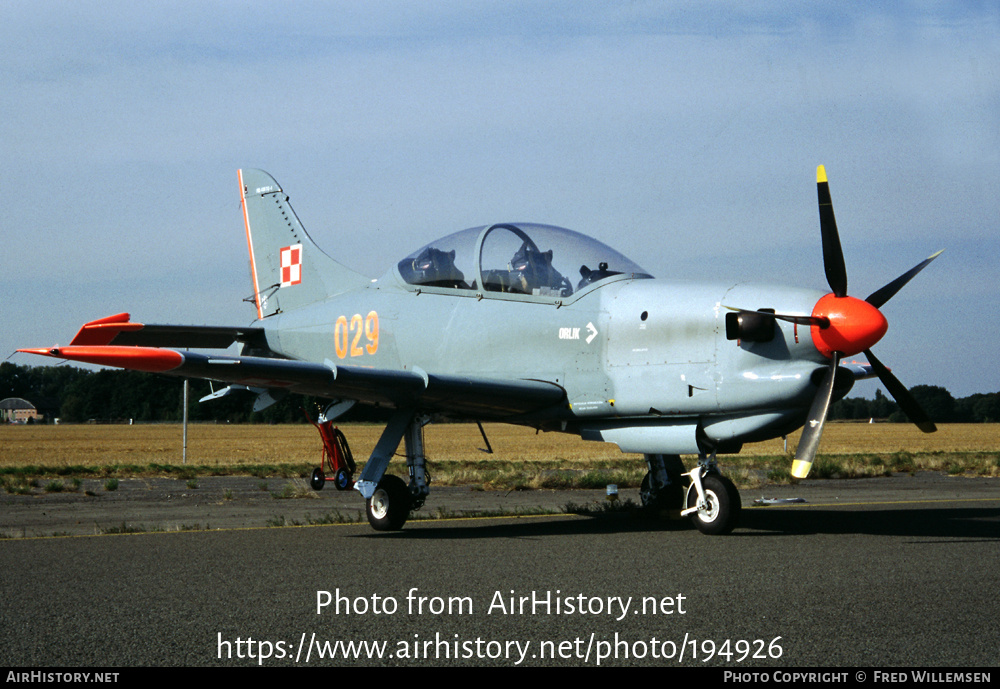 Aircraft Photo of 029 | PZL-Okecie PZL-130TC-1 Turbo Orlik | Poland - Air Force | AirHistory.net #194926