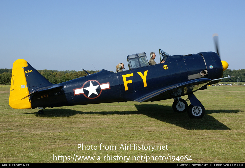 Aircraft Photo of N13FY / 16544 | North American AT-6A Texan | USA - Air Force | AirHistory.net #194964