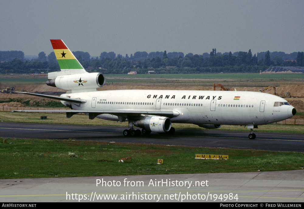 Aircraft Photo of 9G-PHN | McDonnell Douglas DC-10-30 | Ghana Airways | AirHistory.net #194984