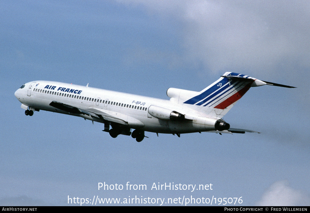 Aircraft Photo of F-BPJO | Boeing 727-228 | Air France | AirHistory.net #195076