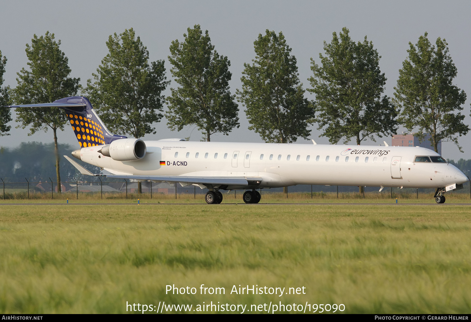 Aircraft Photo of D-ACND | Bombardier CRJ-900 NG (CL-600-2D24) | Eurowings | AirHistory.net #195090