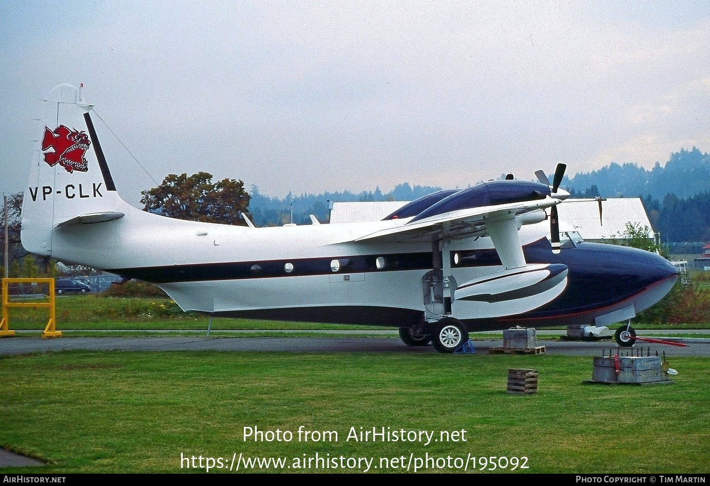 Aircraft Photo of VP-CLK | Grumman G-73T Turbo Mallard | AirHistory.net #195092