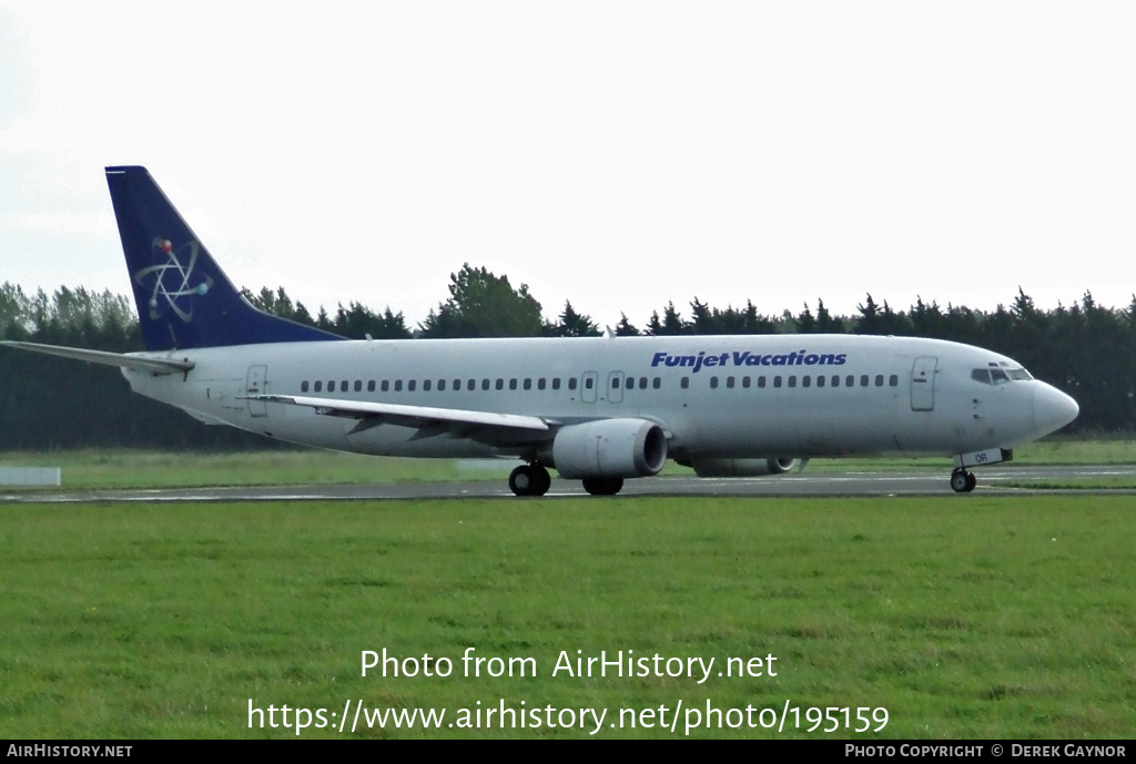 Aircraft Photo of EI-DOR | Boeing 737-4Y0 | Funjet Vacations | AirHistory.net #195159