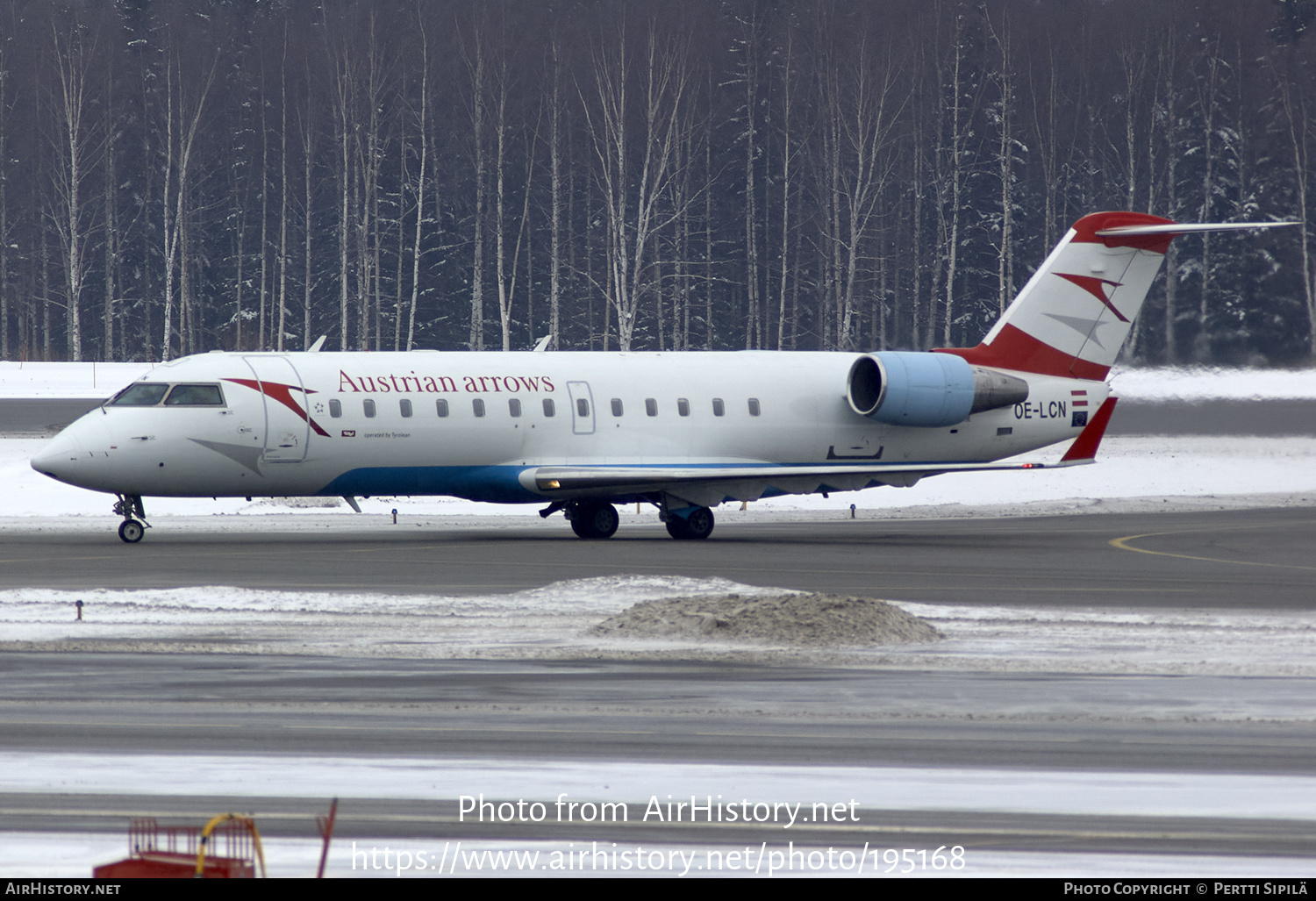 Aircraft Photo of OE-LCN | Bombardier CRJ-200LR (CL-600-2B19) | Austrian Arrows | AirHistory.net #195168